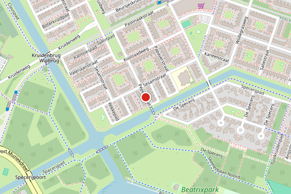 Brandweer-melding op Peperstraat, Almere op 27 juni, kaart-overzicht