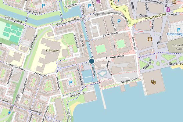Politie-melding op Deventerpad, Almere op 28 juni, kaart-overzicht