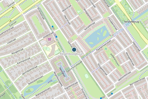 Politie-melding op Siennastraat, Almere op 30 juni, kaart-overzicht