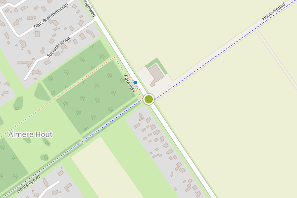 Ambulance-melding op Paradijsvogelweg, Almere op 2 juli, kaart-overzicht