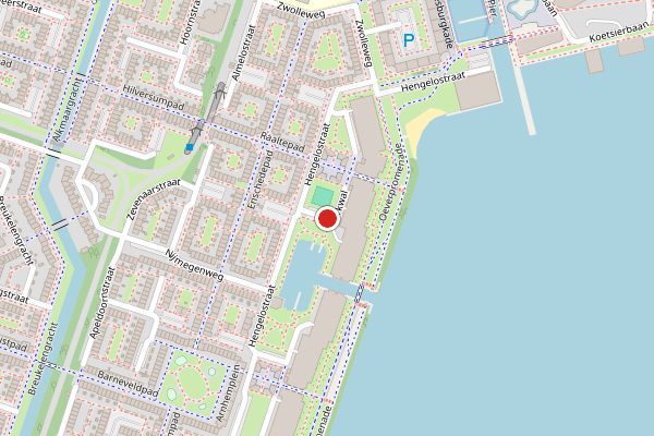Brandweer-melding op Urkwal, Almere op 7 juli, kaart-overzicht