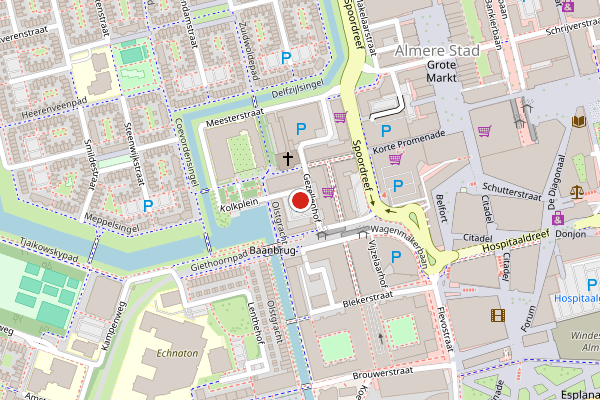 Brandweer-melding op Gezellenhof, Almere op 9 juli, kaart-overzicht