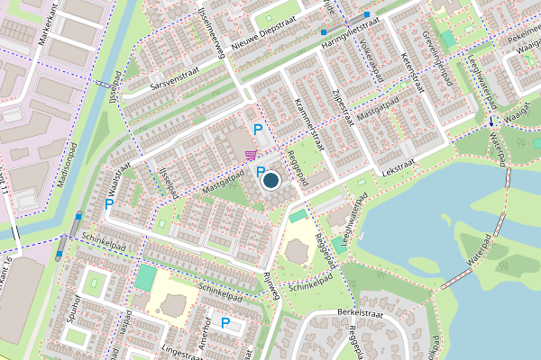 Politie-melding op Eemplein, Almere op 12 juli, kaart-overzicht