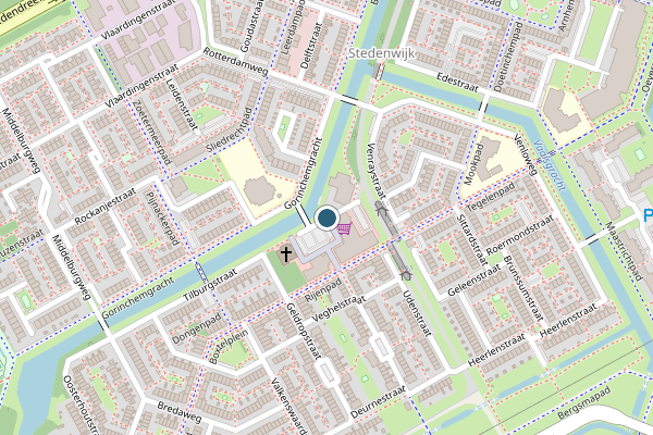 Politie-melding op 's-Hertogenboschplein, Almere op 13 juli, kaart-overzicht
