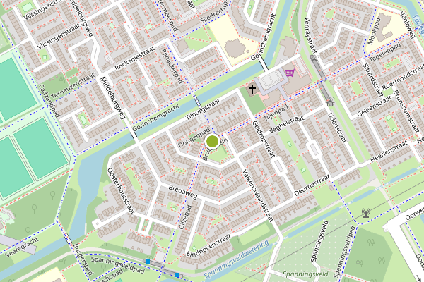 Ambulance-melding op Boxtelplein, Almere op 13 juli, kaart-overzicht