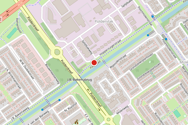 Brandweer-melding op Pirellipad, Almere op 9 mei, kaart-overzicht