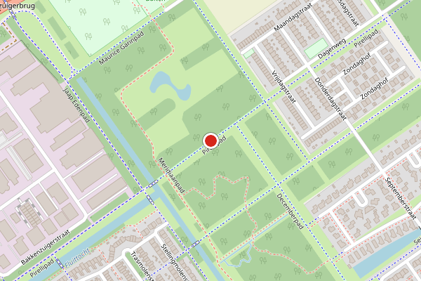 Brandweer-melding op Pirellipad, Almere op 10 mei, kaart-overzicht