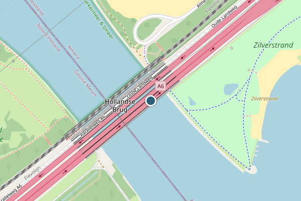 Politie-melding op Almere op 11 mei, kaart-overzicht