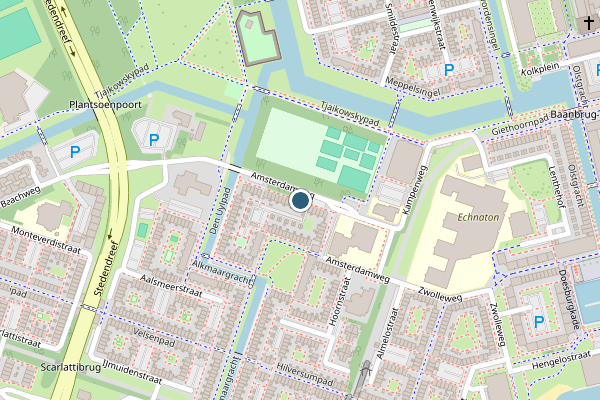 Politie-melding op Amsterdamweg, Almere op 23 juli, kaart-overzicht