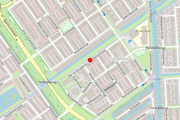 Brandweer-melding op Filipijnenstraat, Almere op 24 juli, kaart-overzicht