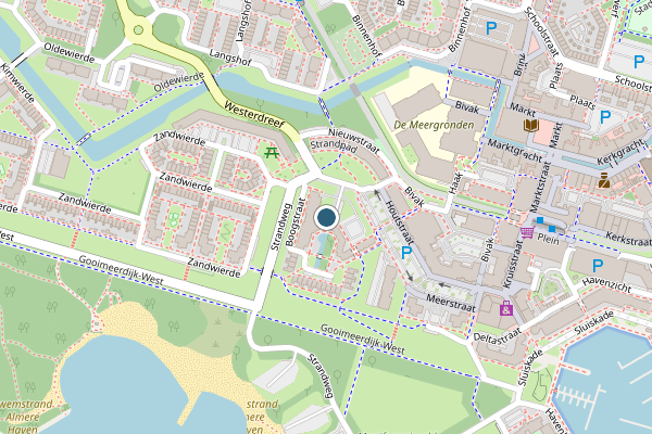 Politie-melding op Boogstraat, Almere op 25 juli, kaart-overzicht