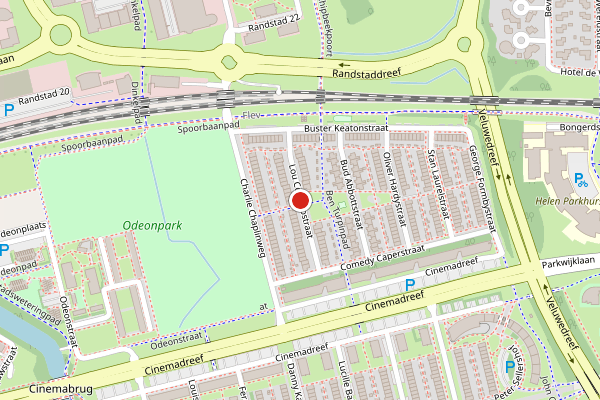 Brandweer-melding op Lou Costellostraat, Almere op 27 juli, kaart-overzicht