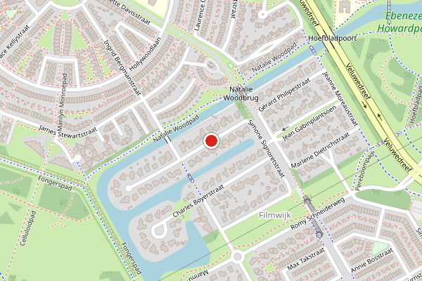 Brandweer-melding op Simone Signoretstraat, Almere op 27 juli, kaart-overzicht