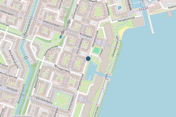 Politie-melding op Hengelostraat, Almere op 28 juli, kaart-overzicht
