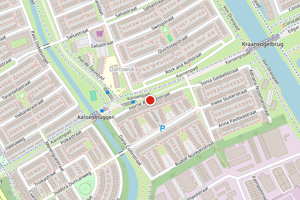 Brandweer-melding op Florrie Rodrigostraat, Almere op 17 mei, kaart-overzicht