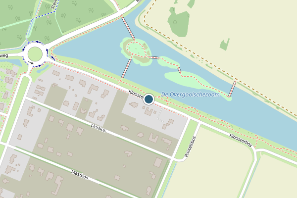 Politie-melding op Kloosterbos, Almere op 31 juli, kaart-overzicht