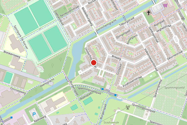 Brandweer-melding op Oosterhoutstraat, Almere op 1 augustus, kaart-overzicht