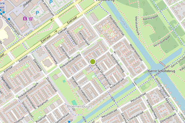 Ambulance-melding op Sneeuwklokjestraat, Almere op 2 augustus, kaart-overzicht