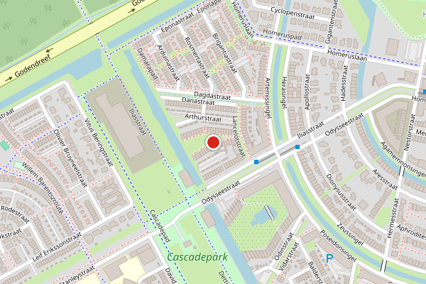 Brandweer-melding op Merlijnplantsoen, Almere op 19 mei, kaart-overzicht