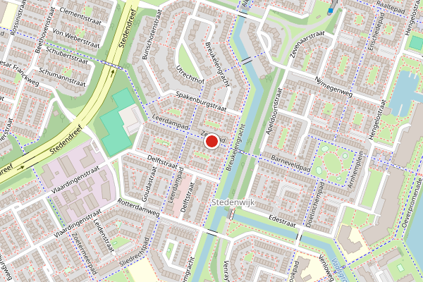 Brandweer-melding op Zeistpad, Almere op 20 mei, kaart-overzicht