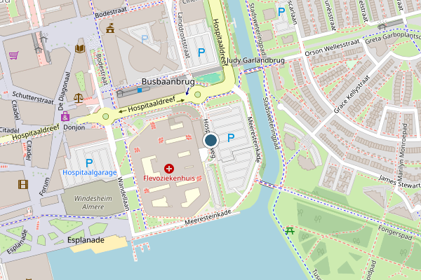 Politie-melding op Hospitaalweg, Almere op 21 mei, kaart-overzicht