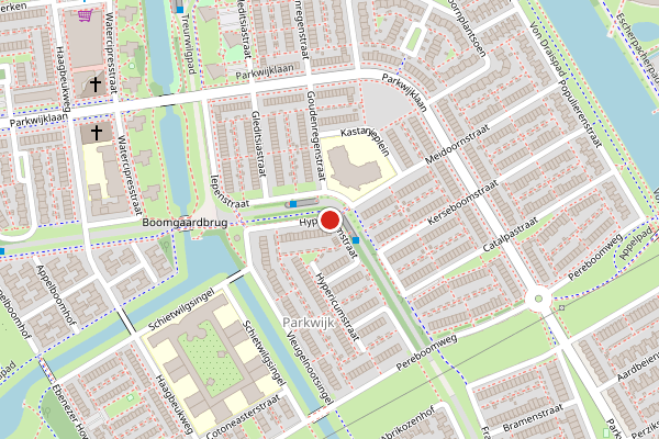 Brandweer-melding op Hypericumstraat, Almere op 24 mei, kaart-overzicht