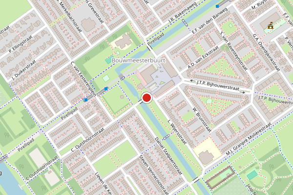 Brandweer-melding op C. van Eesterenplein, Almere op 23 mei, kaart-overzicht