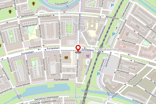 Brandweer-melding op Oostenrijkstraat, Almere op 27 april, kaart-overzicht