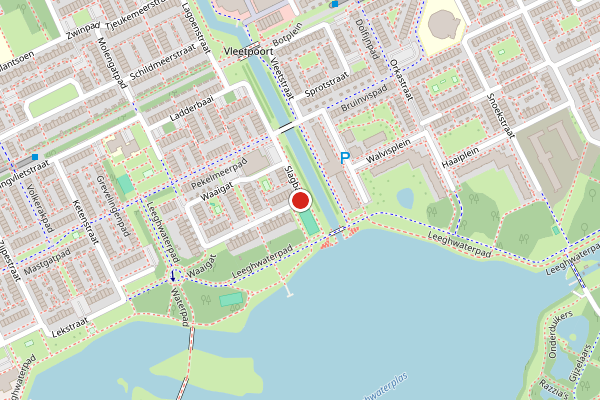 Brandweer-melding op Slagbaai, Almere op 27 mei, kaart-overzicht