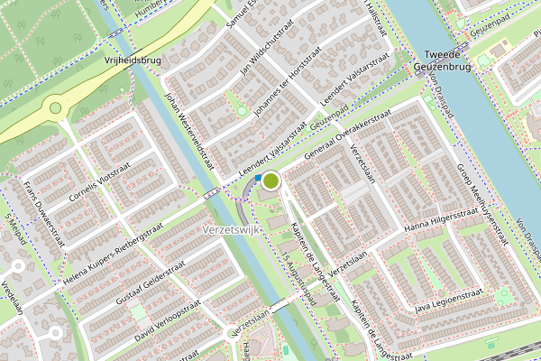 Ambulance-melding op Kapitein de Langestraat, Almere op 28 mei, kaart-overzicht