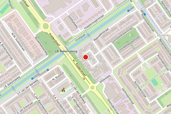 Brandweer-melding op Brandersmolenstraat, Almere op 28 mei, kaart-overzicht