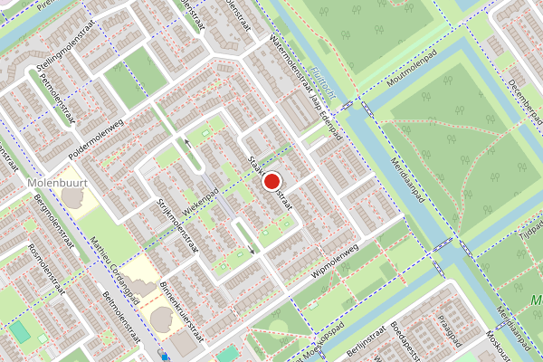 Brandweer-melding op Staakmolenstraat, Almere op 2 juni, kaart-overzicht
