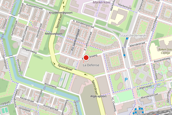 Brandweer-melding op W. Dreesweg, Almere op 3 juni, kaart-overzicht
