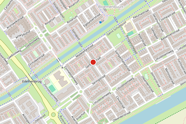 Brandweer-melding op Gerberastraat, Almere op 4 juni, kaart-overzicht