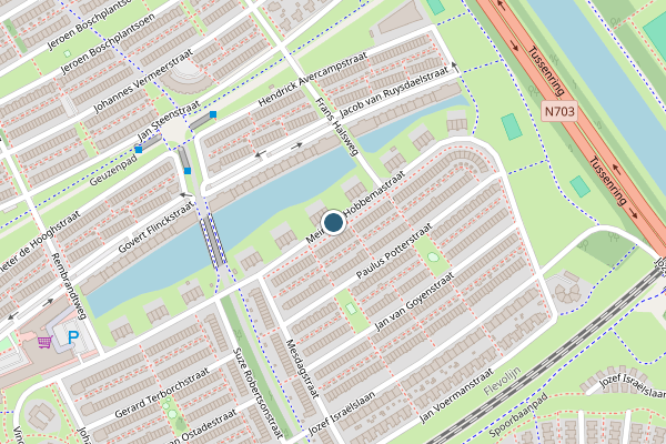 Politie-melding op Meindert Hobbemastraat, Almere op 5 juni, kaart-overzicht