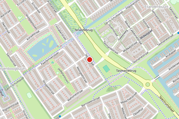 Brandweer-melding op Sepiastraat, Almere op 13 juni, kaart-overzicht