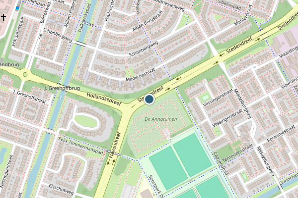 Politie-melding op Stedendreef, Almere op 15 juni, kaart-overzicht