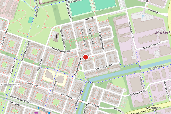 Brandweer-melding op Zilvermosstraat, Almere op 17 juni, kaart-overzicht