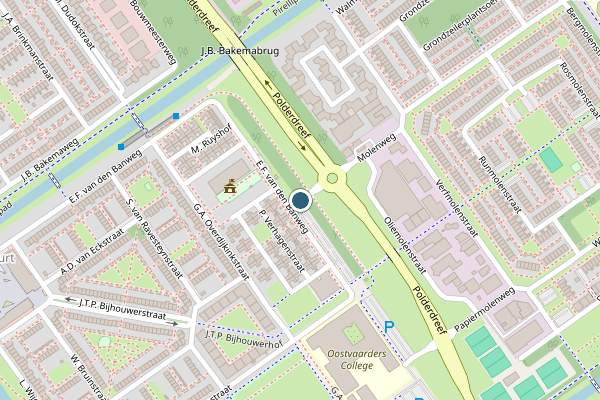 Politie-melding op E.F. van den Banweg, Almere op 17 juni, kaart-overzicht