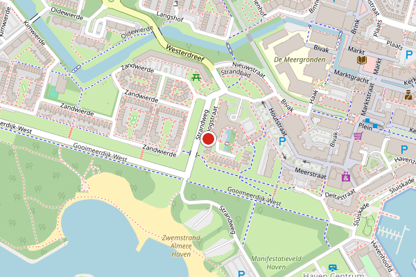 Brandweer-melding op Boogstraat, Almere op 20 juni, kaart-overzicht
