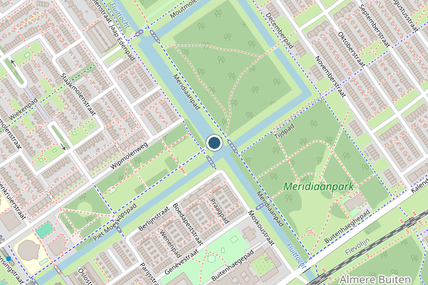 Politie-melding op Piet Moeskopspad, Almere op 20 juni, kaart-overzicht