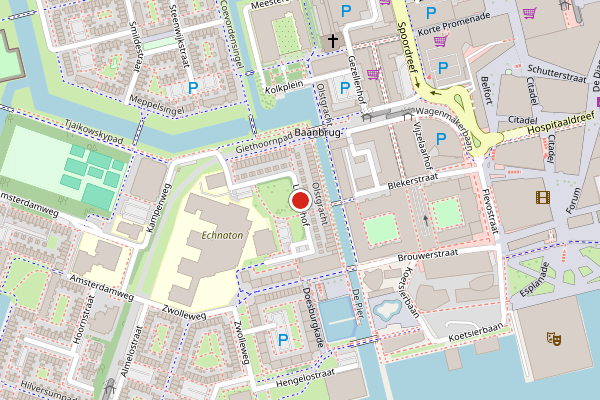 Brandweer-melding op Lenthehof, Almere op 20 juni, kaart-overzicht