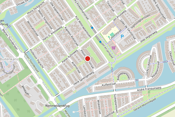 Brandweer-melding op Piloot Stormstraat, Almere op 25 juni, kaart-overzicht