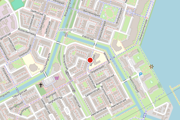 Brandweer-melding op Mookpad, Almere op 25 juni, kaart-overzicht